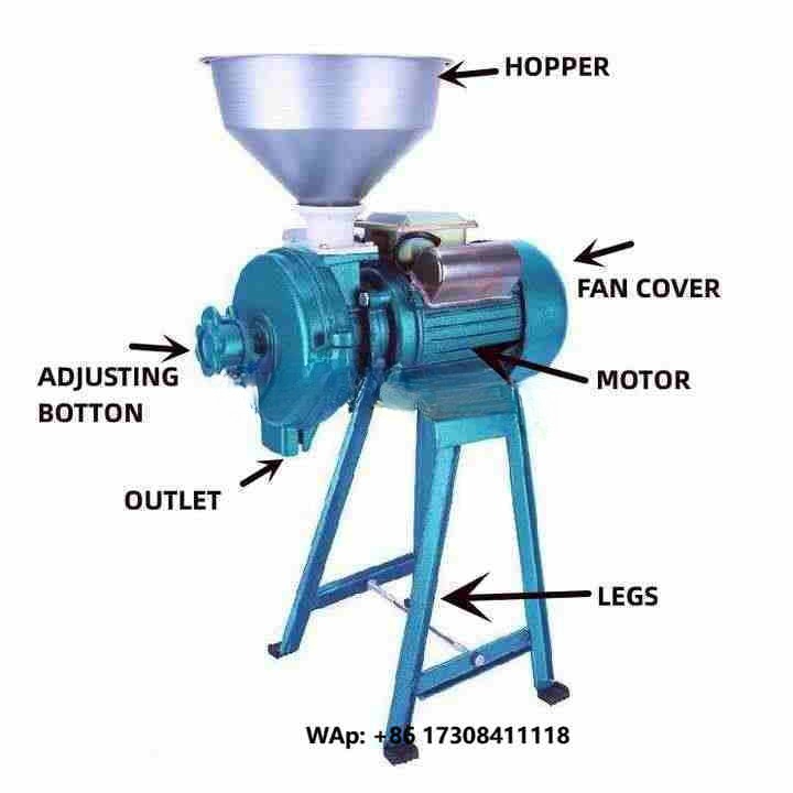 Grain Mill Grinder - Macinino per Cereali Umidi e Secchi