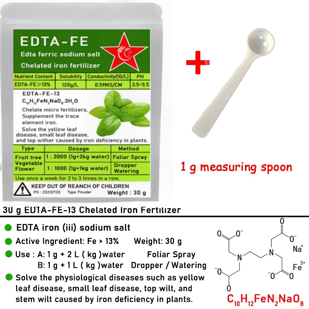 Edta-fe-13 Fertilizzante in fe - Plant Growth Regulator recensione e prezzo